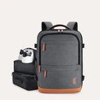 Mochila de Viagem Expansível 40 L com Organizadores Kit 4 Peças Bags Mart Cor Cinza — produto em destaque