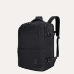 Mochila de Viagem Expansível 40 L com Organizadores Kit 4 Peças Bags Mart Cor Preto — vista frontal