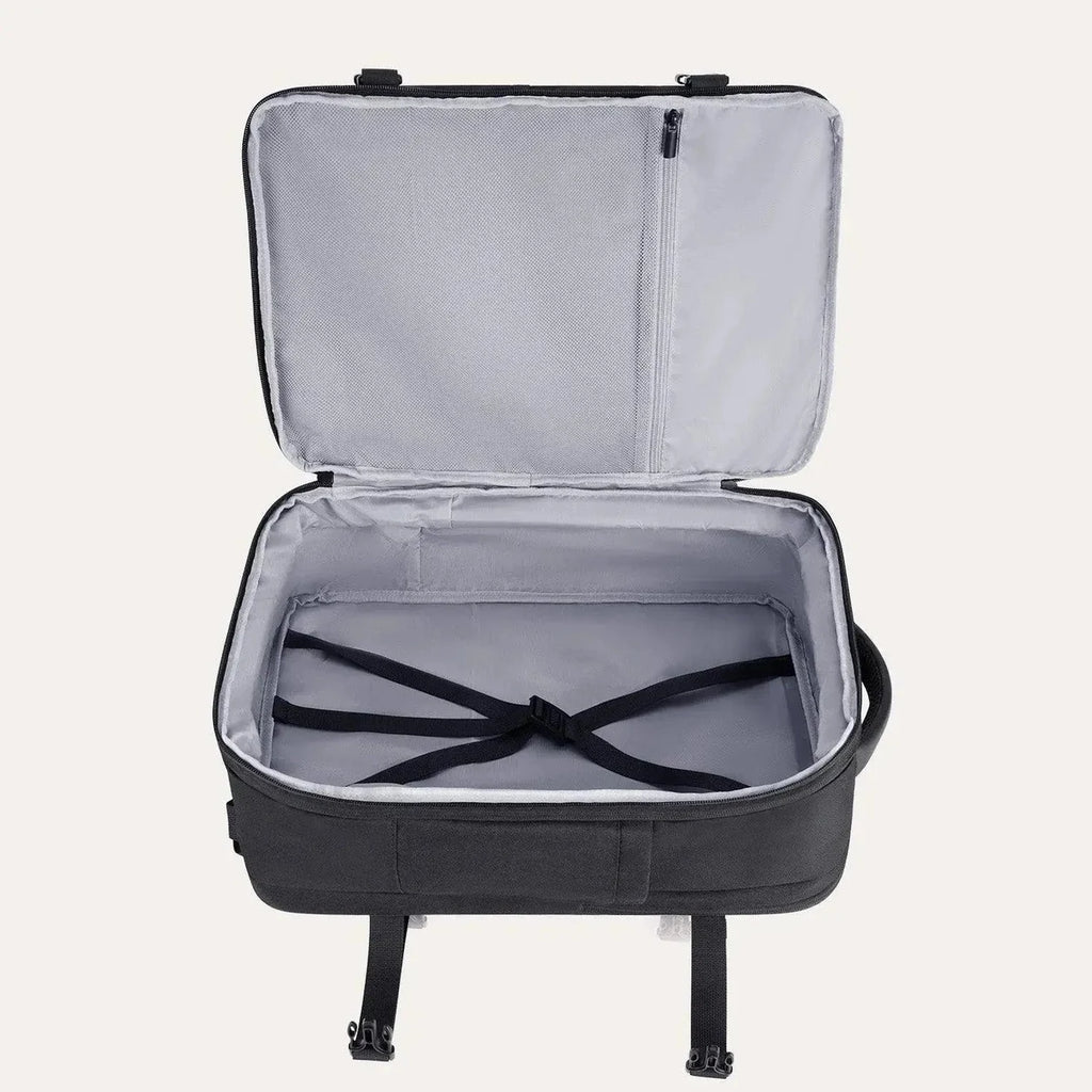 Mochila de Viagem Expansível 40 L com Organizadores Kit 4 Peças Bags Mart Cor Preto — organização de itens para viagem