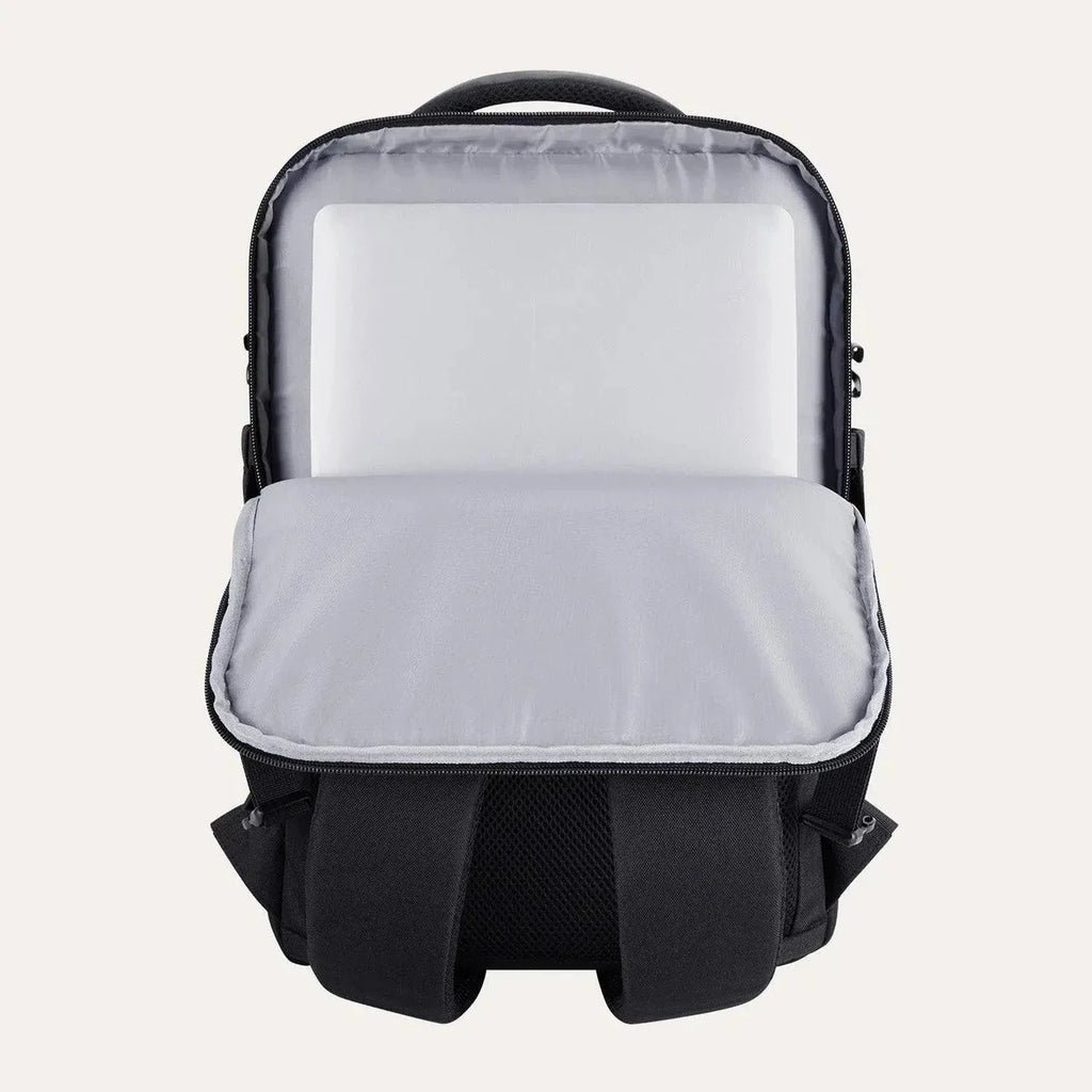 Mochila de Viagem Expansível 40 L com Organizadores Kit 4 Peças Bags Mart Cor Preto — compartimento para notebook