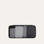 Mochila de Viagem Expansível 40 L com Organizadores Kit 4 Peças Bags Mart Cor Preto — organizador médio incluso