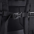 Mochila de Viagem Expansível 40 L com Organizadores Kit 4 Peças Bags Mart Cor Preto — ajuste peitoral