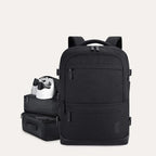 Mochila de Viagem Expansível 40 L com Organizadores Kit 4 Peças Bags Mart Cor Preto — produto em destaque