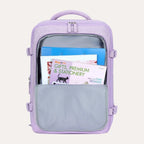 Mochila de Viagem Expansível 40 L com Organizadores Kit 4 Peças Bags Mart Cor Roxo — bolsos e organização