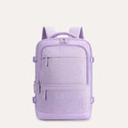 Mochila de Viagem Expansível 40 L com Organizadores Kit 4 Peças Bags Mart Cor Roxo — vista frontal