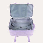 Mochila de Viagem Expansível 40 L com Organizadores Kit 4 Peças Bags Mart Cor Roxo — interior e organização