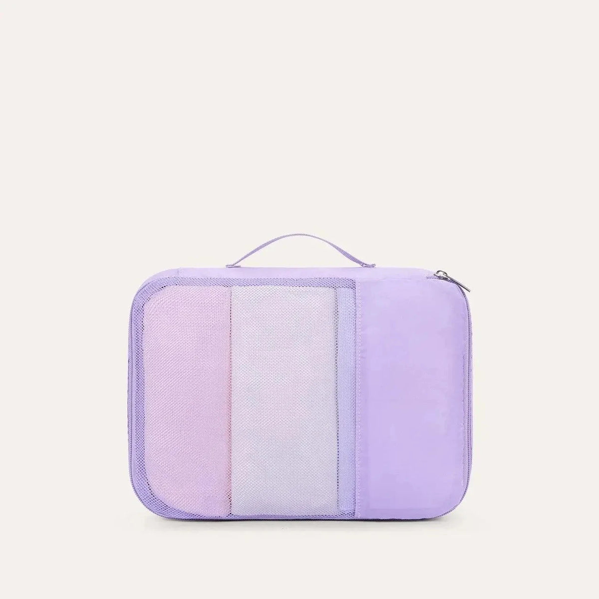 Mochila de Viagem Expansível 40 L com Organizadores Kit 4 Peças Bags Mart Cor Roxo — organizador grande incluso