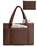 Kit Tote com Necessaire Bags Mart Cor Café — produto em destaque
