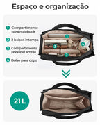 Kit Tote com Necessaire Bags Mart Cor Preto — organização dos acessórios