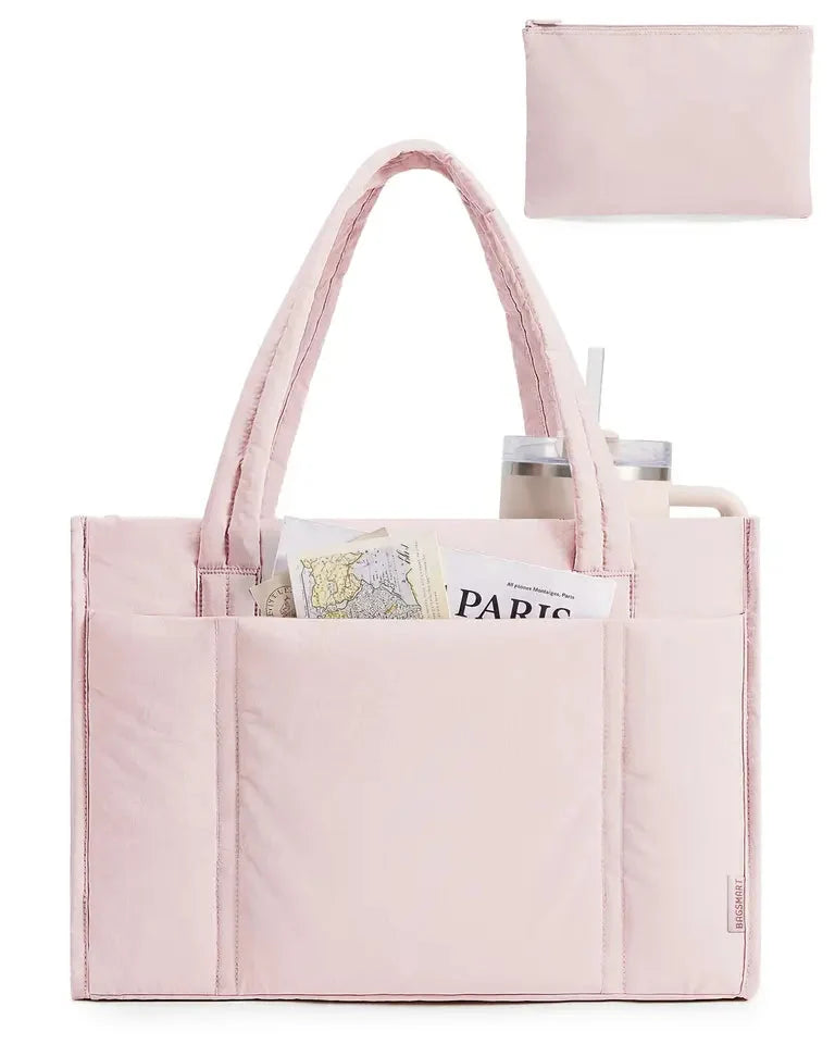 Kit Tote com Necessaire Bags Mart Cor Rosa — produto em destaque