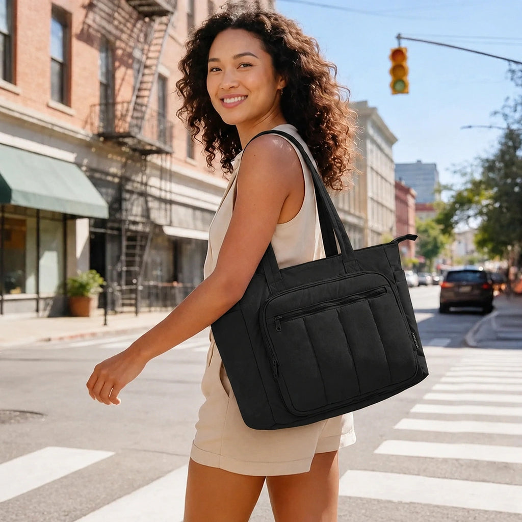 Kit Bolsa Tote Feminina Cor Preto - Lifestyle