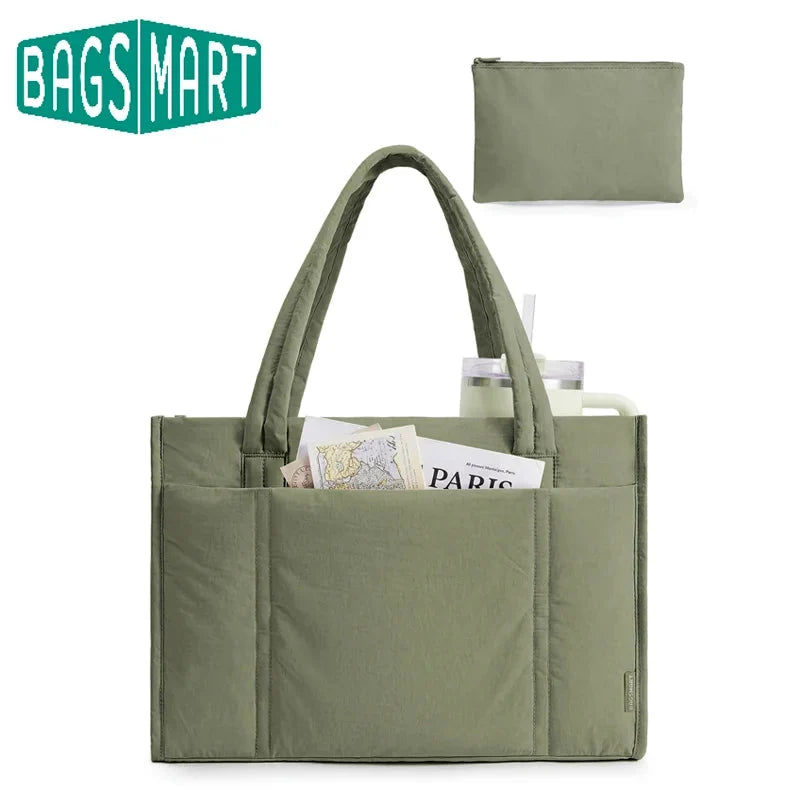 Kit Tote com Necessaire Bags Mart Cor Verde — produto em destaque