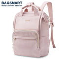Mochila escolar feminina de abertura ampla Bags Mart cor Rosa