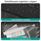 Tecido e bolso com revestimento interno da mochila Preto