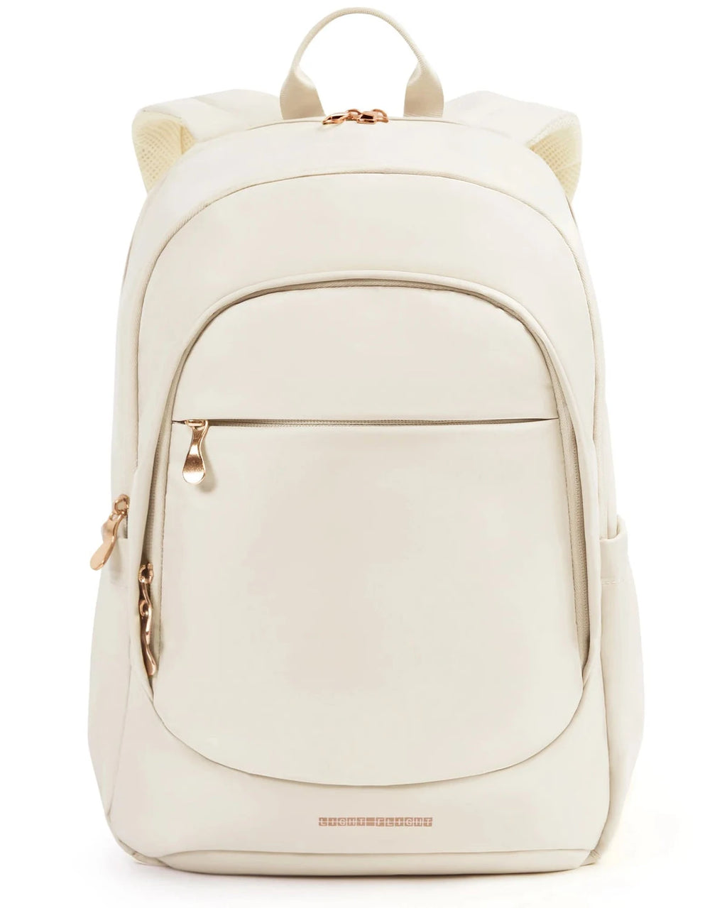 Mochila Light Flight Bags Mart cor Bege em destaque