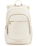 Mochila Light Flight Bags Mart cor Bege em destaque