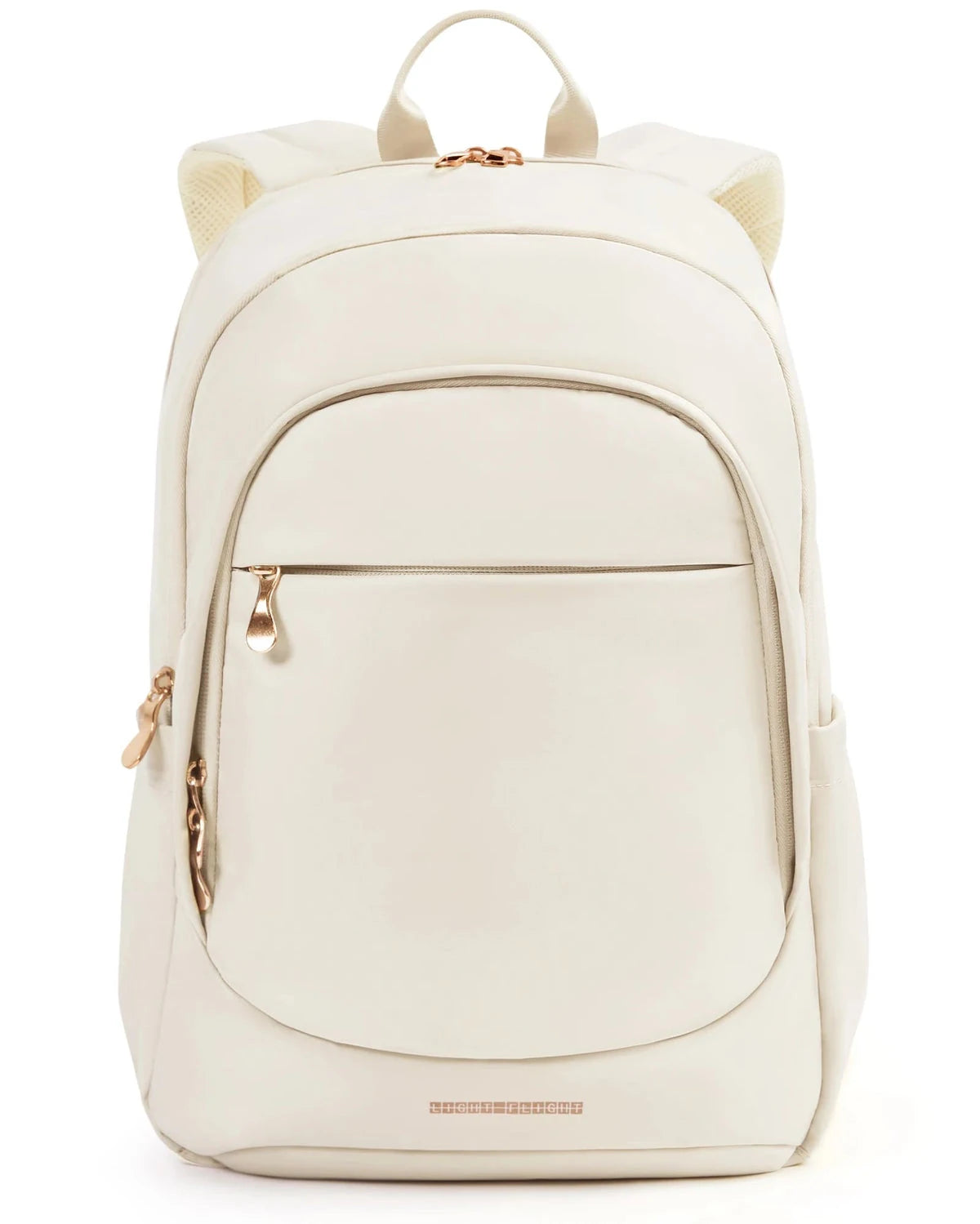 Mochila Light Flight Bags Mart cor Bege em destaque