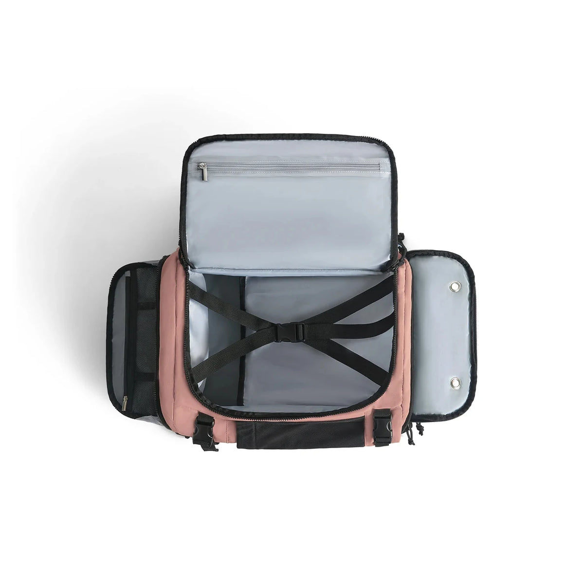 Mochila de Viagem Expansível 38 L com Compartimento para Sapatos Bags Mart Cor Rosa — detalhes do produto 20