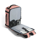 Mochila de Viagem Expansível 38 L com Compartimento para Sapatos Bags Mart Cor Rosa — detalhes do produto 22