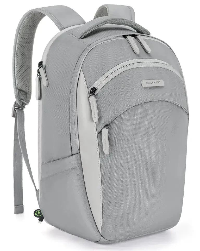 Mochila Executiva para Notebook com Cabo Retrátil Bags Mart Cor Cinza — Produto em destaque