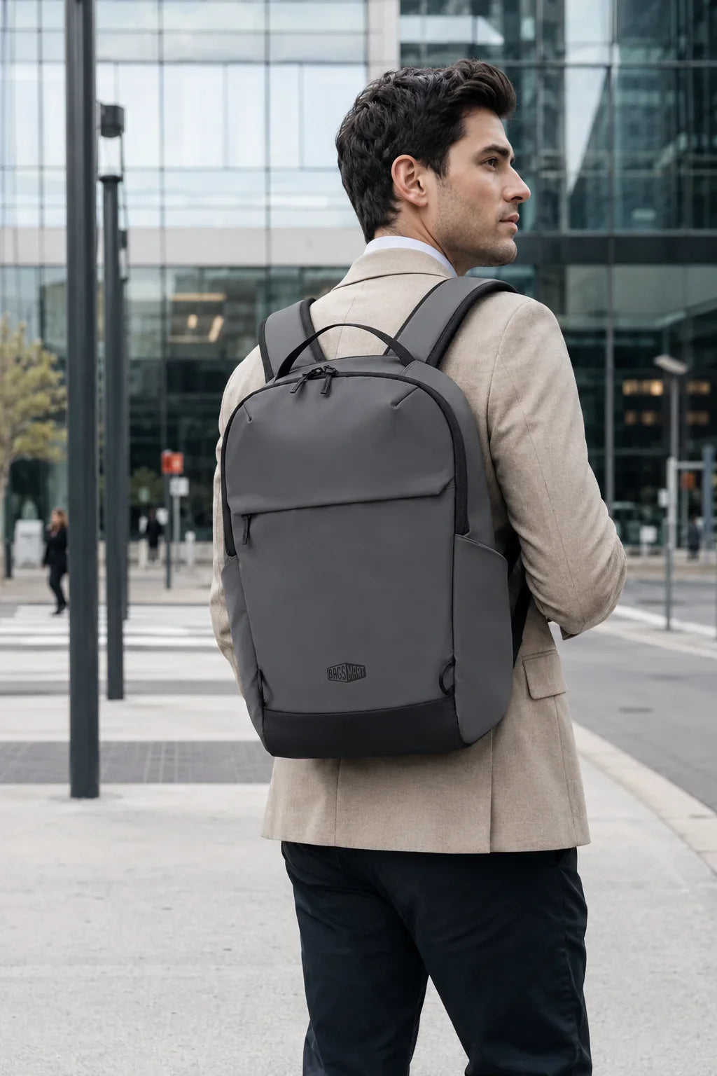 Mochila Executiva 15,6 Bags Mart Cinza - Lifestyle