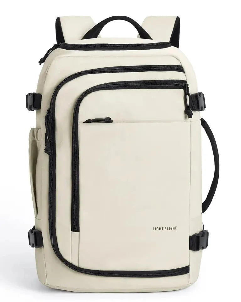 Mochila de Viagem Resistente à Água para Notebook Bags Mart Cor Bege — Produto em destaque