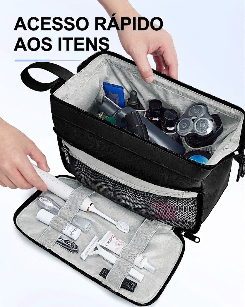 Necessaire Masculina Bags Mart Preto - Acesso Rápido