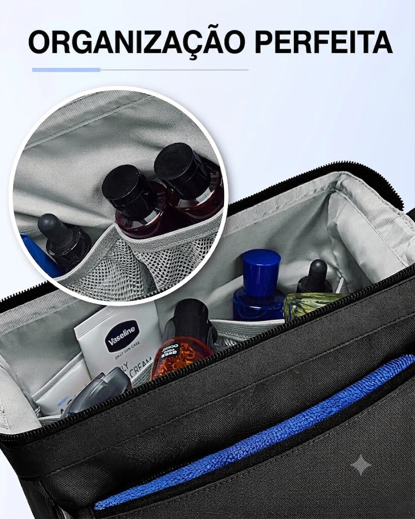 Necessaire Masculina de Higiene Resistente à Água Bags Mart - Organização Perfeita