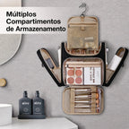 Necessaire de Maquiagem Feminina Resistente à Água Bags Mart Cor Preto — Produto em uso