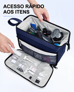 Necessaire Masculina Bags Mart Azul - Acesso Rápido aos Itens