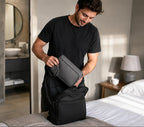 Necessaire Masculina de Higiene Bags Mart Cinza - Rotina Matinal