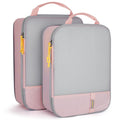 Kit Cubos Organizadores de Compressão Bags Mart - Cor Rosa