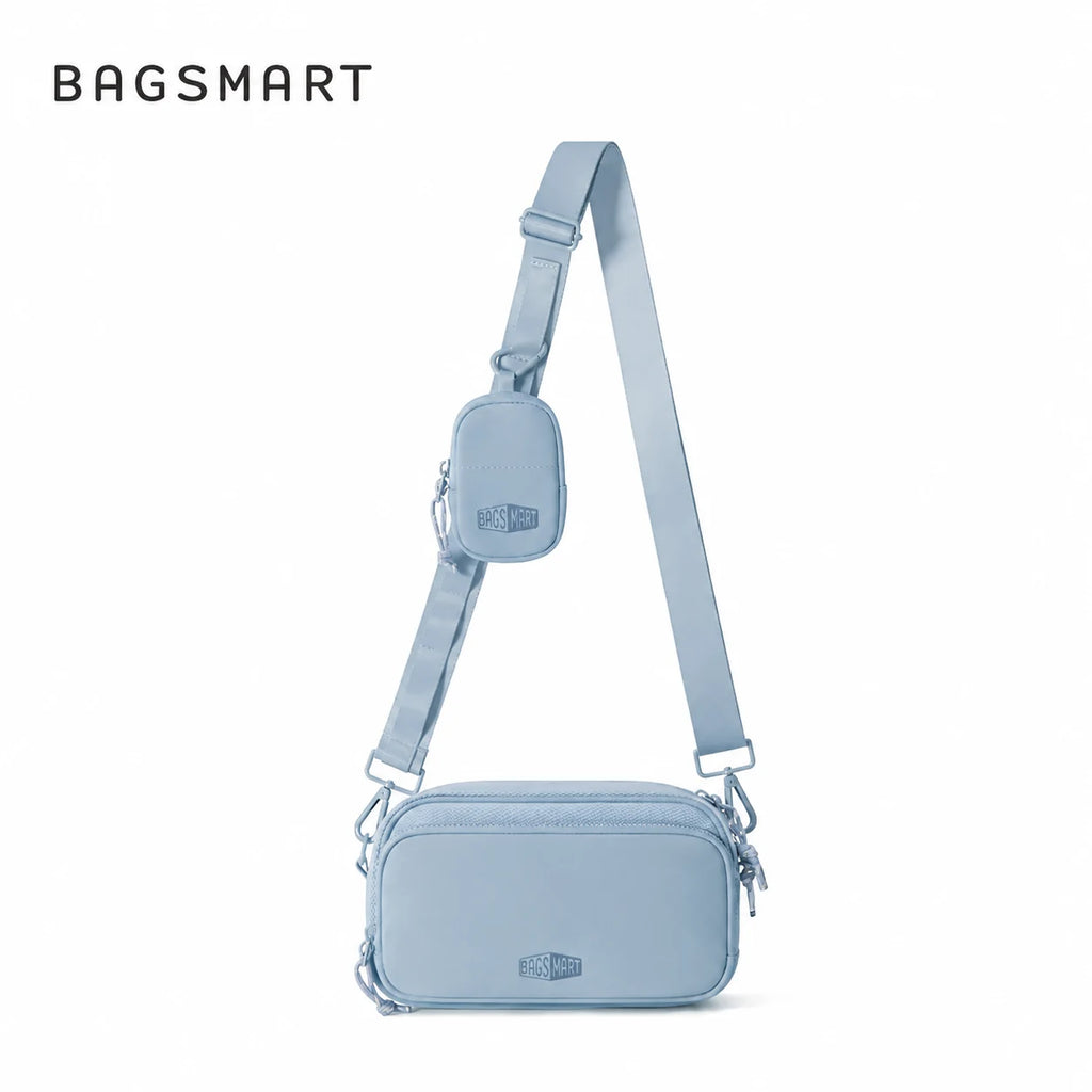 Pochete Unissex com Bolsinha Removível Bags Mart Cor Azul — produto em destaque