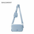 Pochete Unissex com Bolsinha Removível Bags Mart Cor Azul — produto em destaque