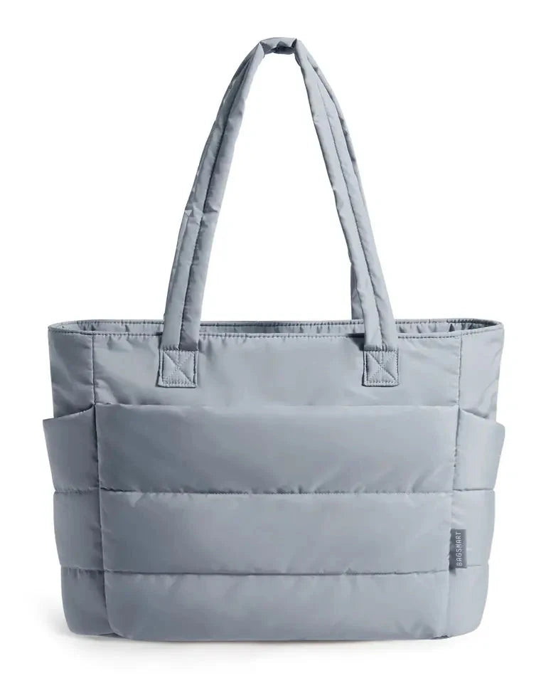 Bolsa Feminina Acolchoada Puffer Bags Mart Cor Cinza — produto em destaque na cor Cinza
