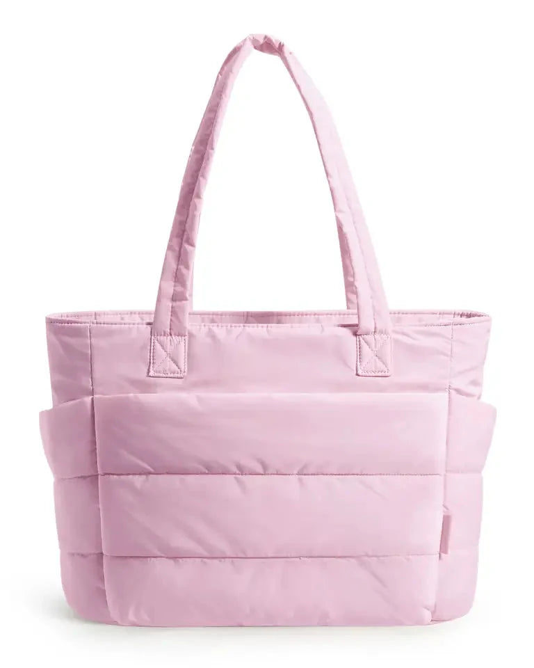Bolsa Feminina Acolchoada Puffer Bags Mart Cor Rosa — produto em destaque na cor Rosa