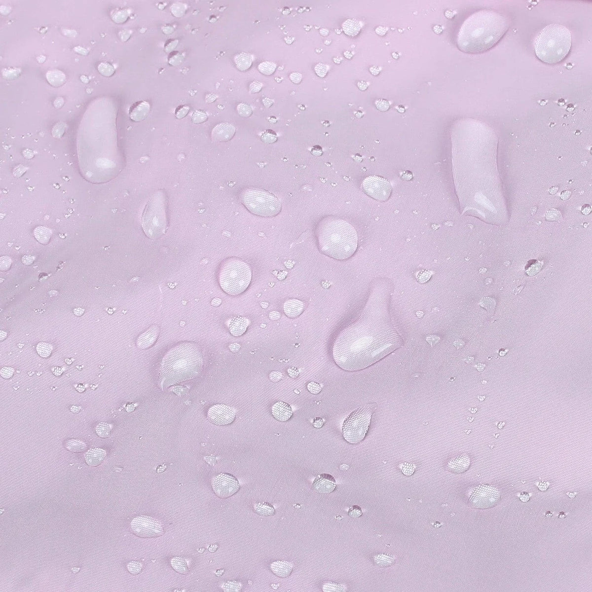 Bolsa Feminina Acolchoada Puffer Bags Mart Cor Roxo — detalhe do tecido com gotas de água na cor Roxo