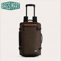 Mochila de Viagem com Rodas 43L Grande Capacidade Bags Mart Cor Café
