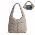 Bolsa Tote Feminina Acolchoada Bags Mart Cor Camel — produto em destaque