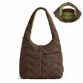 Bolsa Tote Feminina Acolchoada Bags Mart Cor Marrom — produto em destaque