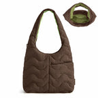 Bolsa Tote Feminina Acolchoada Bags Mart Cor Marrom — produto em destaque