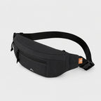 Bolsa Transversal de Peito Unissex Bags Mart Cor Preto — Vista lateral