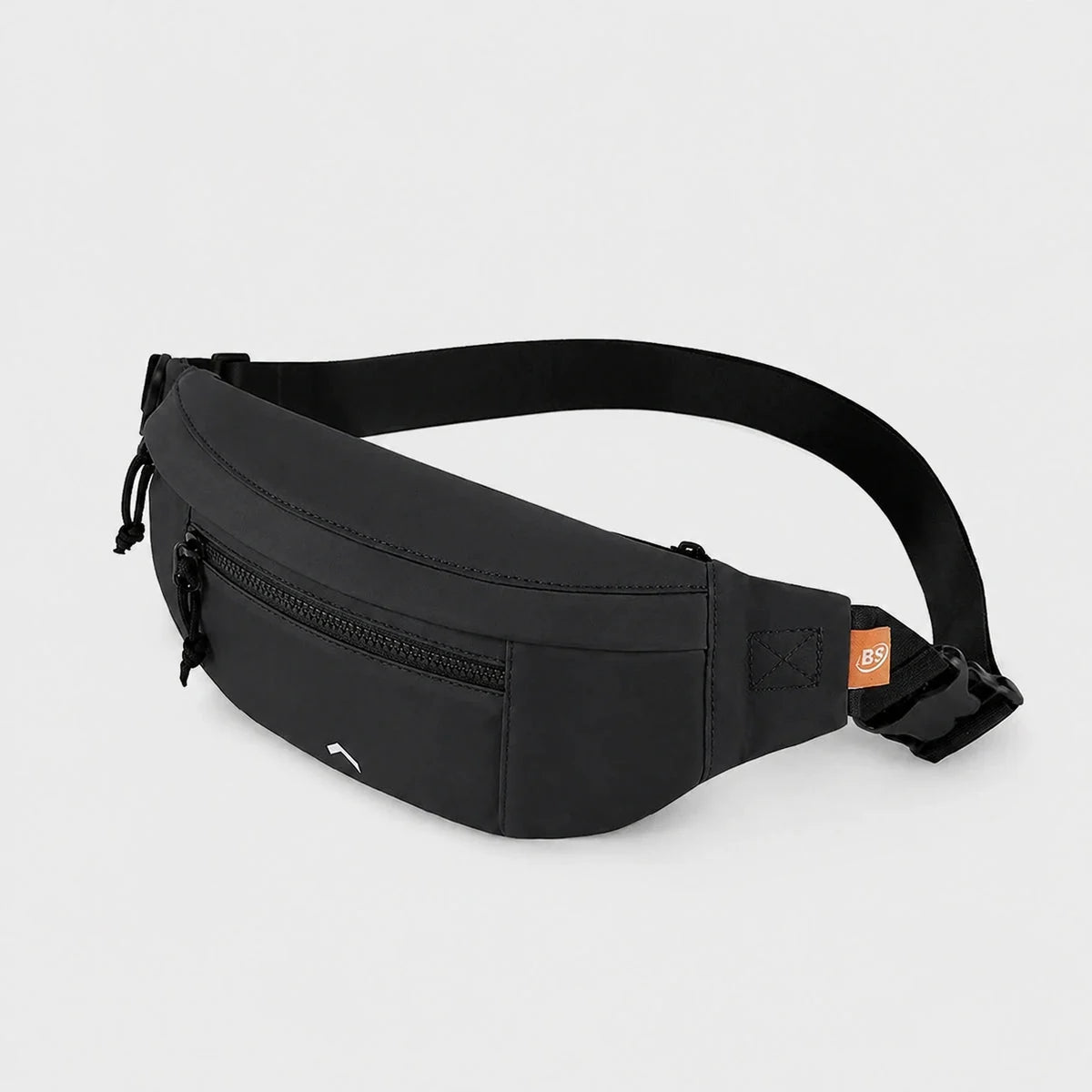 Bolsa Transversal de Peito Unissex Bags Mart Cor Preto — Vista lateral